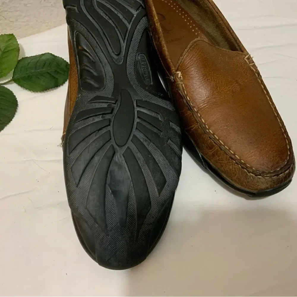 Allen Edmonds Eldorado Driving Loafers Moccasins Shoes Bison Leather Men’s 8.5 D